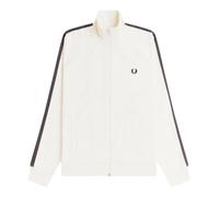 Fred Perry - Contrast Tape Track Jacket - - Sweatshirts & Hoodies - Uomo - Beige - XL