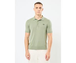 Fred Perry - COTTON KNITTED SHIRT Verde - Abbigliamento S Verde