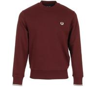Fred Perry - CREW NECK SWEATSHIRT Bordeaux - Abbigliamento L Bordeaux