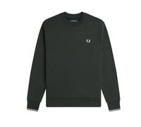 Fred Perry - Crew Neck Sweatshirt - - Sweatshirts & Hoodies - Uomo - Verde - M