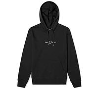 Fred Perry Embroidered Hooded Sweatshirt Black, Nero , XL
