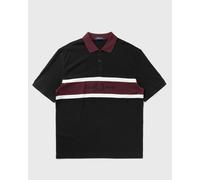 Fred Perry EMBROIDERED PANEL POLO SHIRT men black in taglia:L