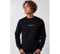 Fred Perry - Embroidered Sweatshirt Nero - Abbigliamento XXL Nero