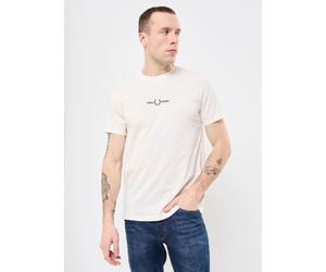 Fred Perry - Embroidered T-Shirt Bianco - Abbigliamento XXL Bianco