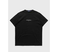 Fred Perry - Embroidered T-Shirt Nero - Abbigliamento XL Nero