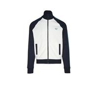 Fred Perry - Contrast Sleeve Track Jacket Bianco - Abbigliamento L Bianco