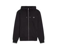 FRED PERRY Felpa con zip nero | S