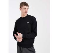 Fred Perry CREW NECK SWEATSHIRT men Sweatshirts black in taglia:S