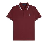 Fred Perry - FP Twin Tipped Shirt - - Tops - Uomo - Rosso - 3XS