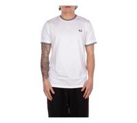 Fred Perry - Front Logo T-shirt - -Tops -Uomo -Bianco -2XL