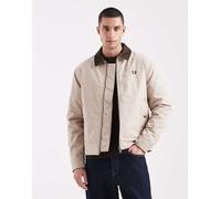 Fred Perry - Giacca barn écru con colletto a contrasto-Neutro M