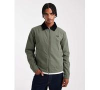 Fred Perry - Giacca con zip kaki-Verde M
