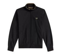 Fred Perry - Giacca Sportiva in Nylon con Orlo a Righe - - Jackets - Uomo - Nero - 2XL