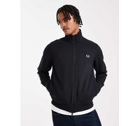Fred Perry - Giacca sportiva nera con foro per il pollice-Nero XL