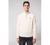 Fred Perry - HALF ZIP SWEATSHIRT Bianco - Abbigliamento XXL Bianco