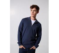 Fred Perry - HALF ZIP SWEATSHIRT Blu - Abbigliamento L Blu