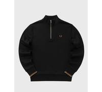 Fred Perry - Felpa nera con zip corta-Nero M