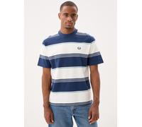 Fred Perry - Heavyweight Striped T-Shirt Blu - Abbigliamento XL Blu