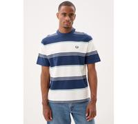 Fred Perry - Heavyweight Striped T-Shirt Blu - Abbigliamento XXL Blu
