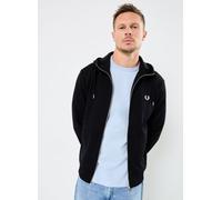 Fred Perry - Hooded Zip Through Sweatshirt Nero - Abbigliamento L Nero