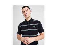 Fred Perry Horizontal Stripe Polo Maglia, blu M
