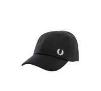 Fred Perry HW6726 - Cappello classico in piqué, Nero/Bianco neve (843), taglia unica