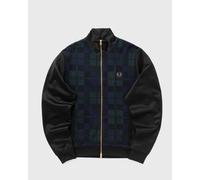 Fred Perry KNITTED FRONT TRACK JACKET men Track Jackets black in taglia:L