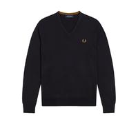 Fred Perry, ,Knitwear ,Uomo ,Blu ,S Maglione Scollo a V in Merino