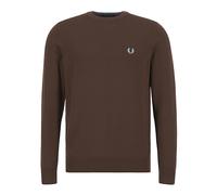 Fred Perry, ,Knitwear ,Uomo ,Marrone ,S Maglione Girocollo