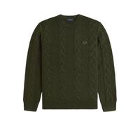 Fred Perry, ,Knitwear ,Uomo ,Verde ,L Felpa Girocollo