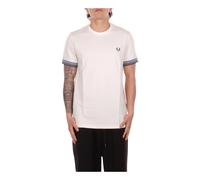 Fred Perry - Logo Front T-shirt - -Tops -Uomo -Beige -S
