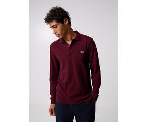 Fred Perry - Long Sleeve Fred Perry Shirt Bordeaux - Abbigliamento L Bordeaux