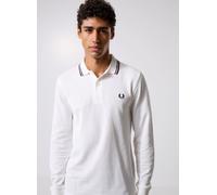 Fred Perry - Ls Twin Tipped Fp Shirt Bianco - Abbigliamento L Bianco