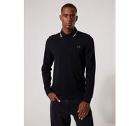 Fred Perry - Ls Twin Tipped Fp Shirt Nero - Abbigliamento S Nero