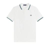 Fred Perry - M3600 Polo Shirt - - Tops - Uomo - Bianco - S