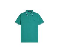 Fred Perry - M3600 Twin Tipped Shirt - - Tops - Uomo - Verde - XL