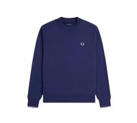 Fred Perry - M7535 Crewneck Sweatshirt - - Sweatshirts & Hoodies - Uomo - Blu - M