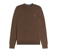 Fred Perry - Maglia Classica Girocollo - - Knitwear - Uomo - Marrone - 2XL