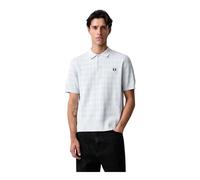 Fred Perry - Maglia in maglia pointelle - - Tops - Uomo - Blu - 2XL