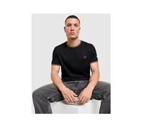 Fred Perry Maglia Twin Tipped Ringer, Nero M
