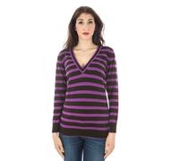 Fred Perry - Maglieria con Scollo a V - - Knitwear - Donna - Viola - M