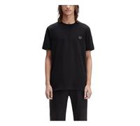 Fred Perry Maglietta Ringer Nastro Marrone, Nero, M
