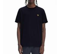 Fred Perry Maglietta Ringer, Navy Honeycomb, XL