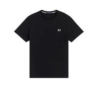 Fred Perry - Magliette Classica in Cotone - - Tops - Uomo - Nero - S
