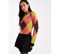 Fred Perry - Maglione a rombi multicolore 40