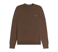 Fred Perry - Maglione Girocollo Classico - - Knitwear - Uomo - Marrone - L