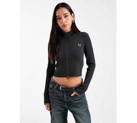 Fred Perry - Maglione grigio scuro con zip 44