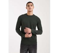 Fred Perry - Maglione piqué kaki-Verde M