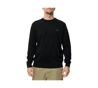 Fred Perry - Maglione Retro Logo - - Knitwear - Uomo - Nero - S