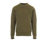 Fred Perry - Maglione Verde a Maglia a Nido d'Ape - - Knitwear - Uomo - Verde - M